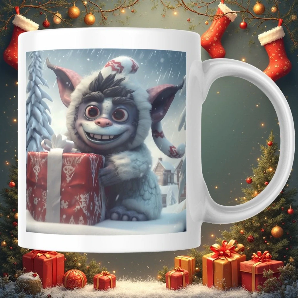 Zábavný hrnček na mikuláša: Krampus edícia