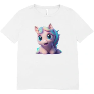 Roztomilé tričko s farebným jednorožcom – Cute Unicorn