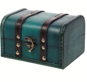 Drevená vintage truhlica s personalizovaným gravírovaním 