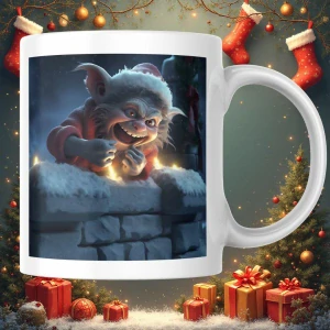 Zábavný hrnček na mikuláša: Krampus edícia