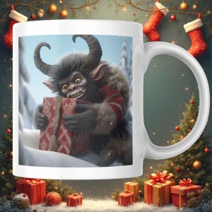 Zábavný hrnček na mikuláša: Krampus edícia