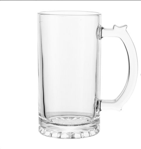 Personalizovaný sklenený krígeľ na pivo (500 ml) s vaším gravírovaním