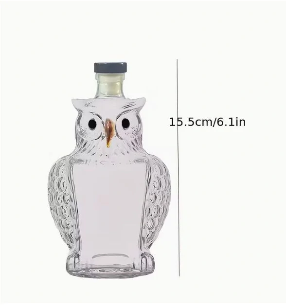Karafa na destiláty v tvare sovy s gravírovaním 35