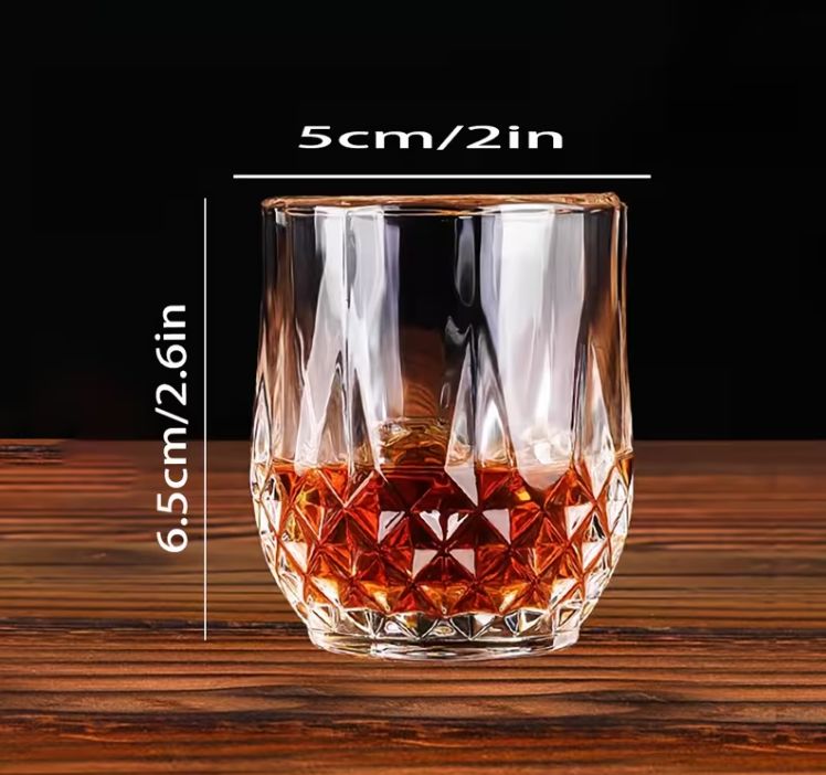 Sada degustačných pohárov "DIAMOND MINI" s gravírovaním (na destiláty)