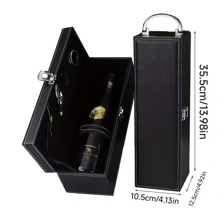 Exkluzívny box na víno "Coffin" s personalizovaným gravírovaním