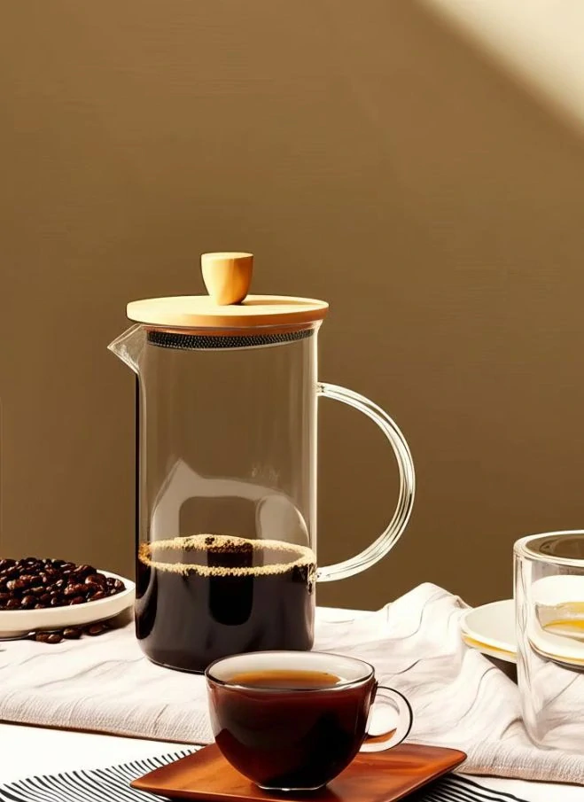 Dizajnový kávovar French Press s gravírovaním (1 l)