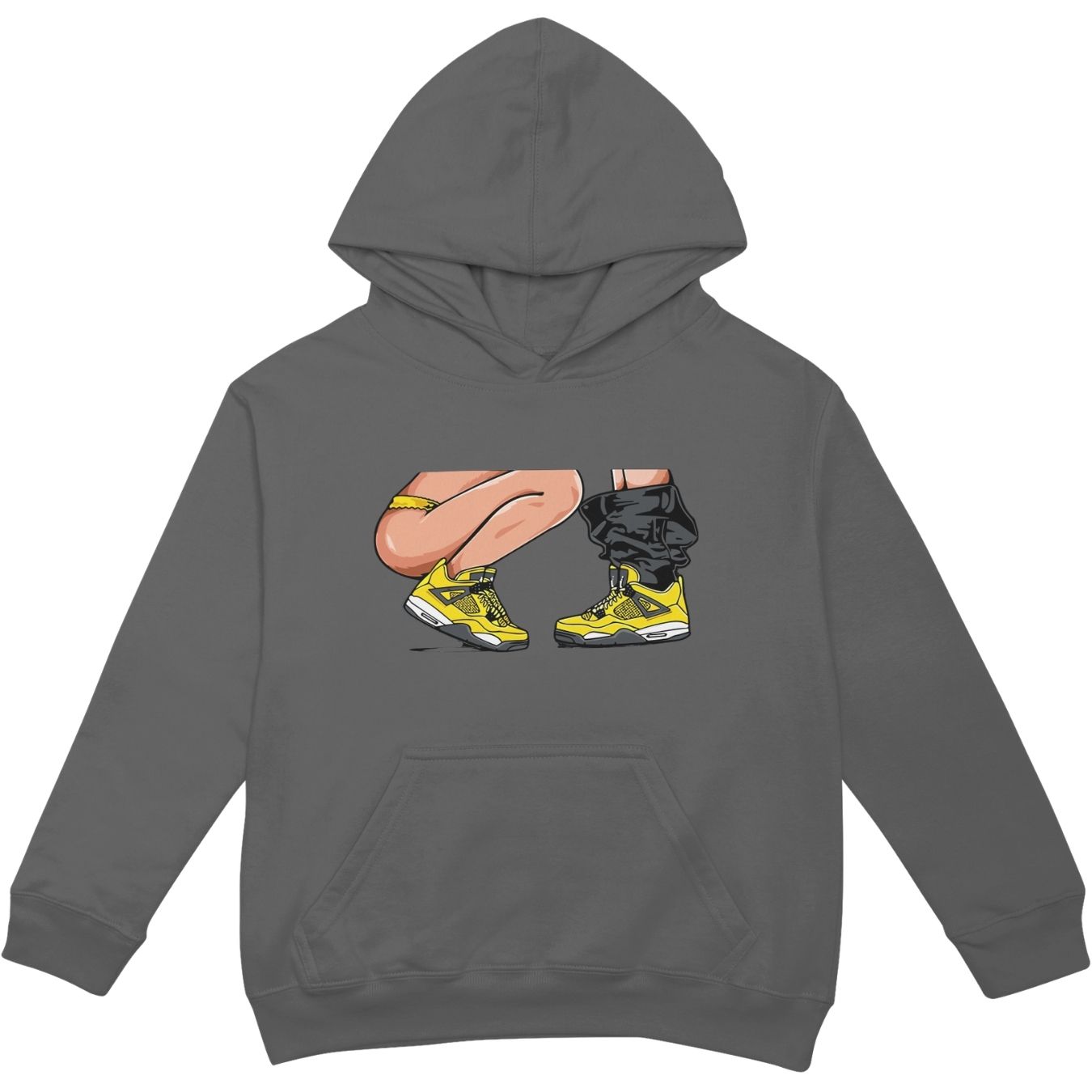Bordová streetwear mikina s kapucňou – provokatívny urban motív